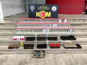 Adana'da 300 Litre Kaçak Alkol Baskını!