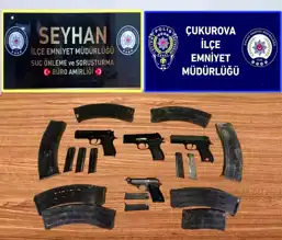 Adana'da Ruhsatsız Silah Operasyonu: 2 Gözaltı