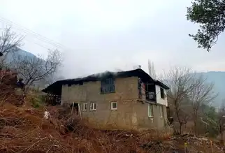 Feke'de Evde Yangın! İtfaiye Söndürdü